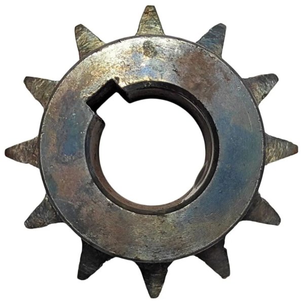 Звезда 12 зубьев 12,7 шаг 428 цепи на вал 20 мм малая диска реверса мотобуксировщика