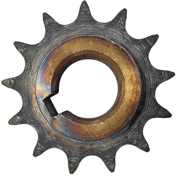 Звезда 13 зубьев 15,875 шаг 520 цепи на вал 25 мм малая диска реверса мотобуксировщика