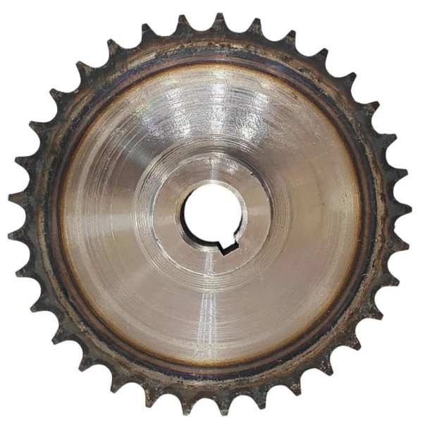 Звезда 33 зубьев 12,7 шаг 428 цепи на вал 20 мм большая ведущего вала мотобуксировщика