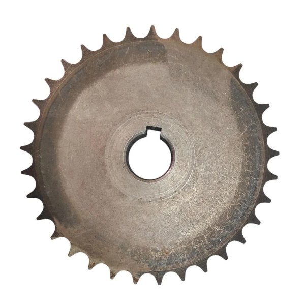 Звезда 33 зубьев 12,7 шаг 428 цепи на вал 25 мм большая ведущего вала мотобуксировщика