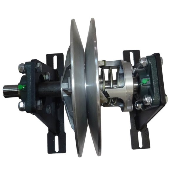 Диск реверса мотобуксировщика 2-х опорный усиленный на сферических подшипниках посадка 25 мм 280 мм