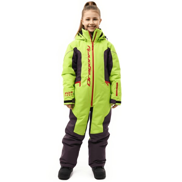 Комбинезон Teenager Gravity Lime - Plum Dragonfly зимний утепл.(152-158)