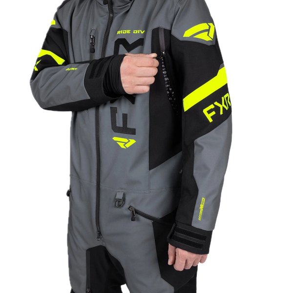 Комбинезон FXR Helium с утеплителем (Charcoal/HiVis, M)