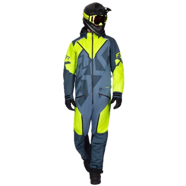 Комбинезон FXR Cold Cross CX Lite без утеплителя (Lt Steel/HiVis, L)