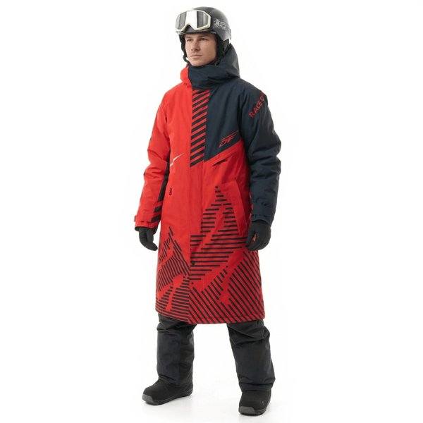 Плащ зимний Race Coat Man Red - Black XL Dragonfly
