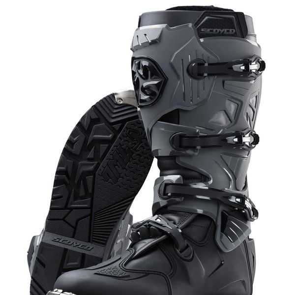 Ботинки Scoyco МВМ004.2 TWL edition черно-серный 41