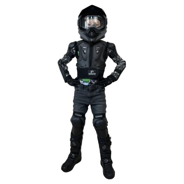 Комплект защиты (нагрудник+наспинник) Sparx BA10 K: Черный, размер L/XL