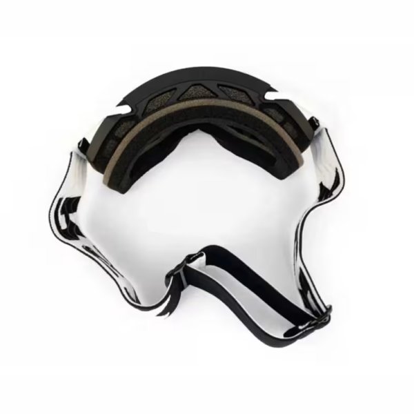 Очки RSX Blizzard Winter (с аутригерами): Белый/Черный, двойная прозрачная линза