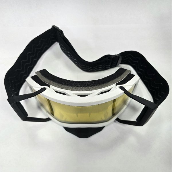 Очки RSX Blizzard Winter (с аутригерами): Белый/Черный, двойная желтая линза