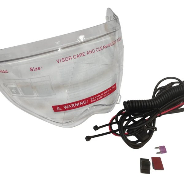 Мотошлем СНЕГОХОДНЫЙ COBRA EC H331, туринг,черный,  с ПОДОГРЕВОМ, XL