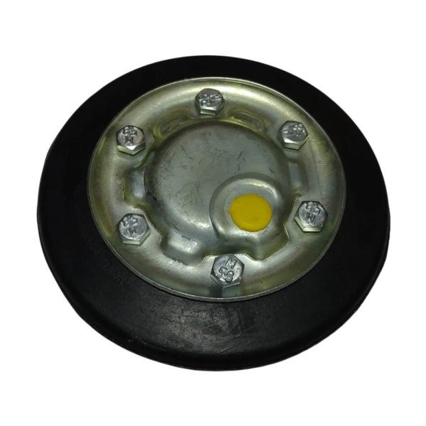 Каток широкий Буран в сборе с подшипником (обод катка +2-е щеки + подшипник + болты и гайки)