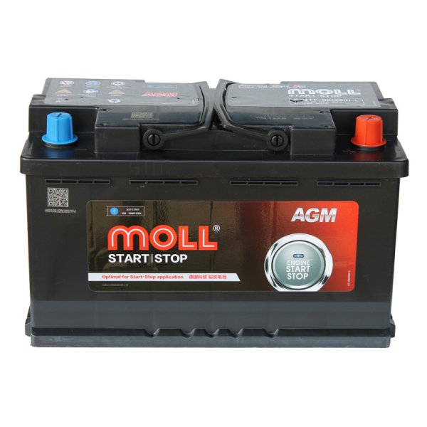 Аккумулятор MOLL AGM 80 А/ч L