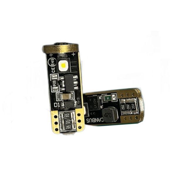 Лампа автомобильная светодиодная Ledison T10 Белый (300lm 5000K Canbus) 2шт