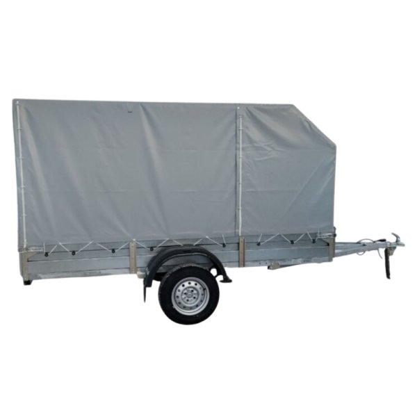 Прицеп 2000*1500*300 КрК Аляска Коммунист цинк тент трап