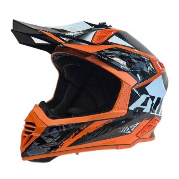 Шлем AiM RH855 Carbon TERRAIN Black/Orange, L