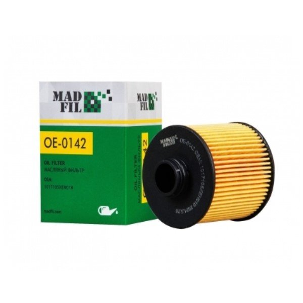 Фильтр масляный Madfil ОE-0142 (1017110XEN01/1017100XEN01) Dargo 2.0/F7 2.0 24г-/Tank 300 23г-
