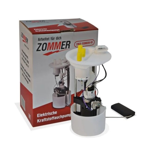 Бензонасос УАЗ 3163 PATRIOT с клипсов. соед. в сб. (модуль) ZOMMER