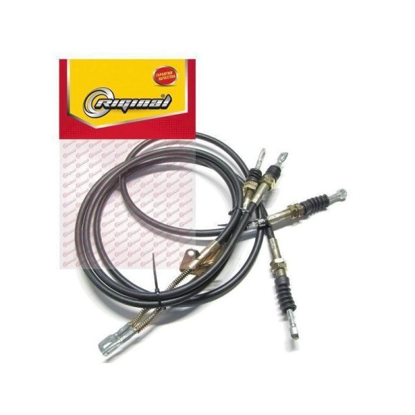 Трос ручного тормоза ГАЗ-3302 (длин.база) Riginal (к-т=3шт, два задних+передний)