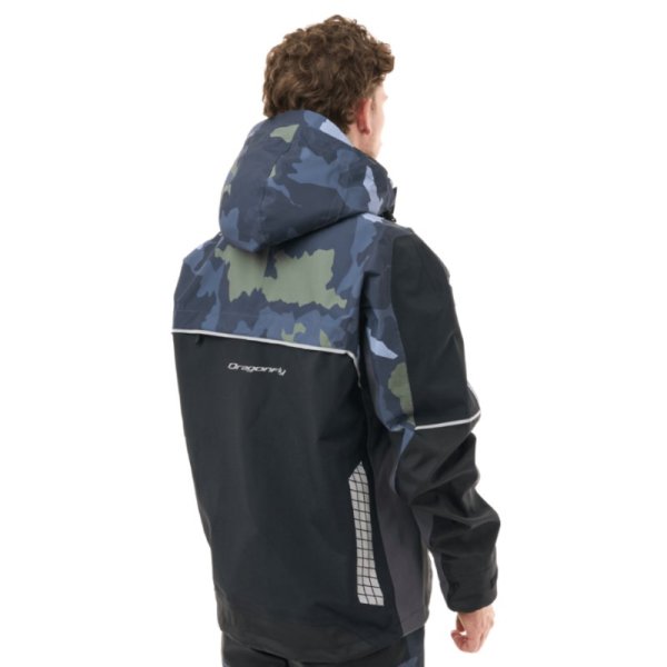 Мембранная куртка QUAD PRO Man Green Camo - Black XXL Dragonfly