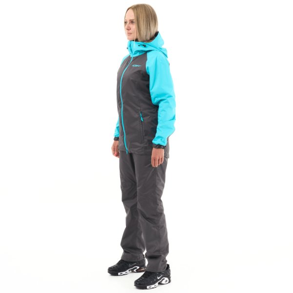 Мембранный костюм Active 2.0 Woman Graphite - Blue S Dragonfly