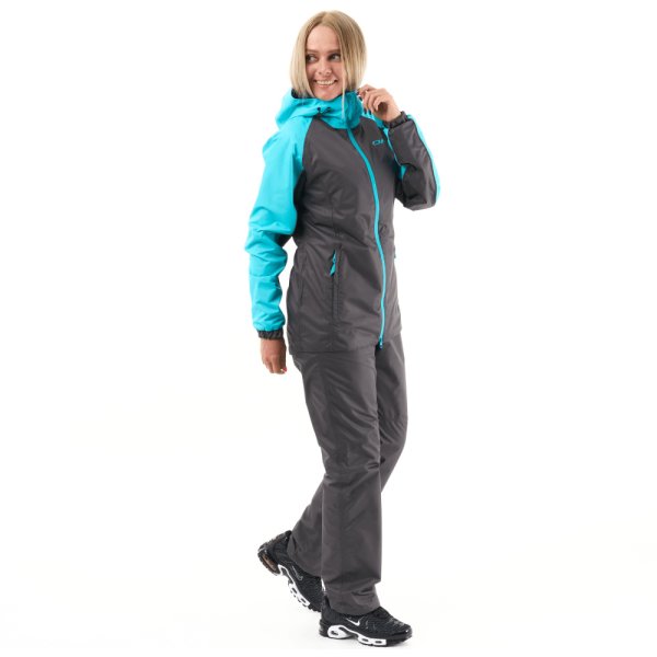 Мембранный костюм Active 2.0 Woman Graphite - Blue S Dragonfly