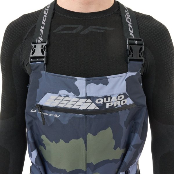 Вейдерсы мембранные QUAD PRO Man Green Camo XXL Dragonfly (носок 44-45)