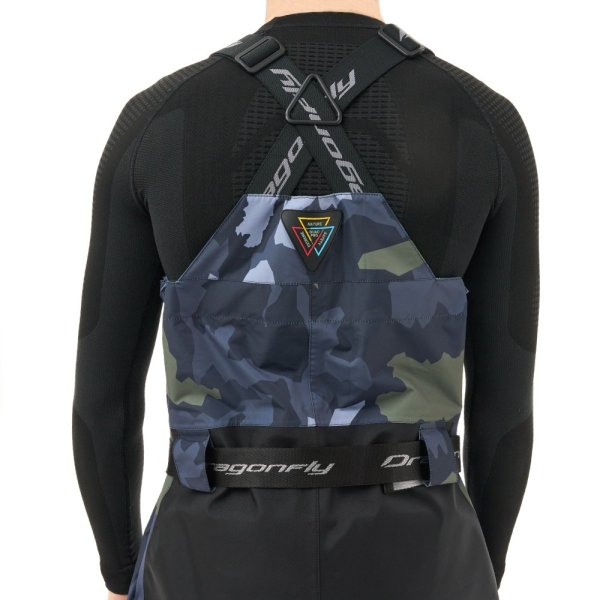 Вейдерсы мембранные QUAD PRO Man Green Camo XXL Dragonfly (носок 46-47)