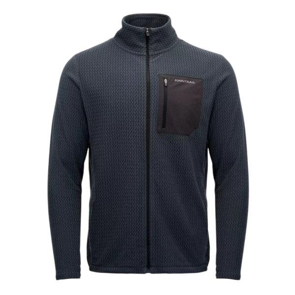 Толстовка мужская флисовая Flow 1213 DarkGrey (XL) Finntrail