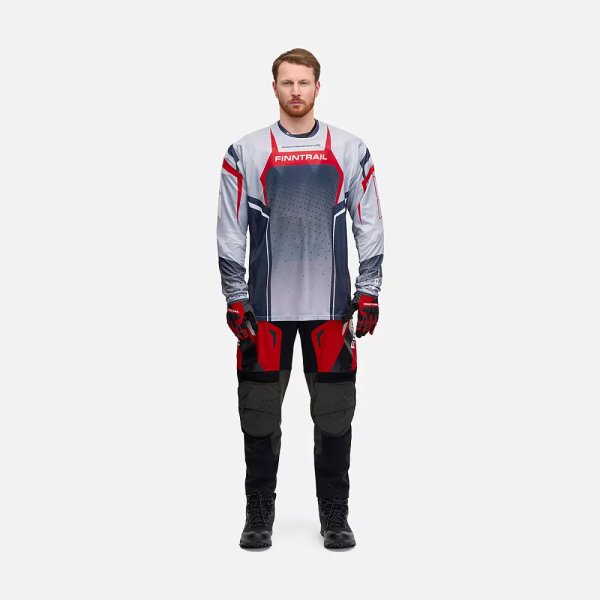 Джерси Atom 1226 Grey (XXL) Finntrail