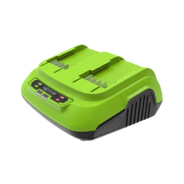 Быстрое зарядное устройство для 2-х аккумуляторов GreenWorks G40UC8, 40V, 8А