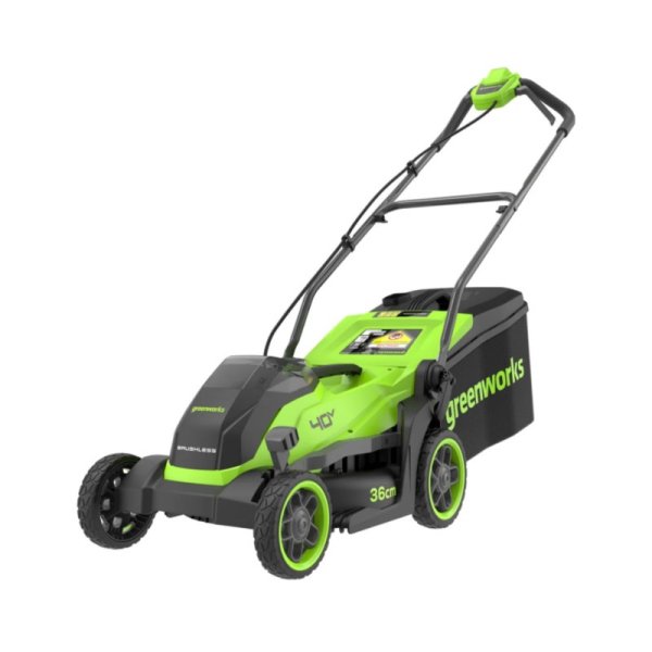 Газонокосилка аккумуляторная Greenworks GD40LM361, 40V, 36 см, бесщеточная, без АКБ и ЗУ