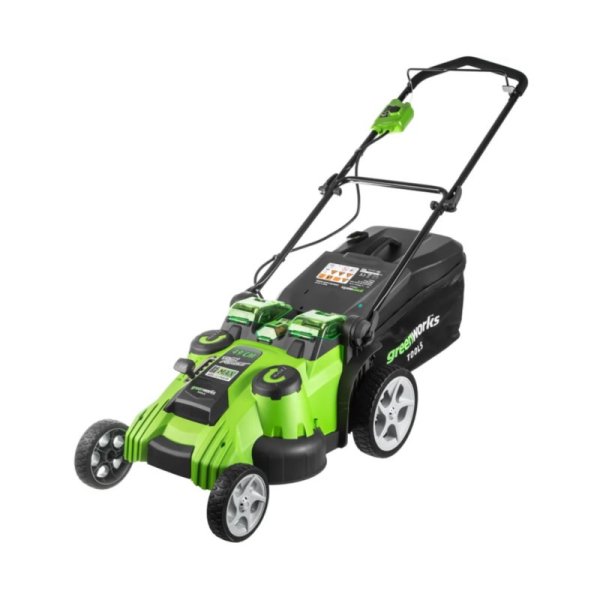 Газонокосилка аккумуляторная Greenworks G40LM49DB, 40V, TwinForce, 49 см, без АКБ и ЗУ