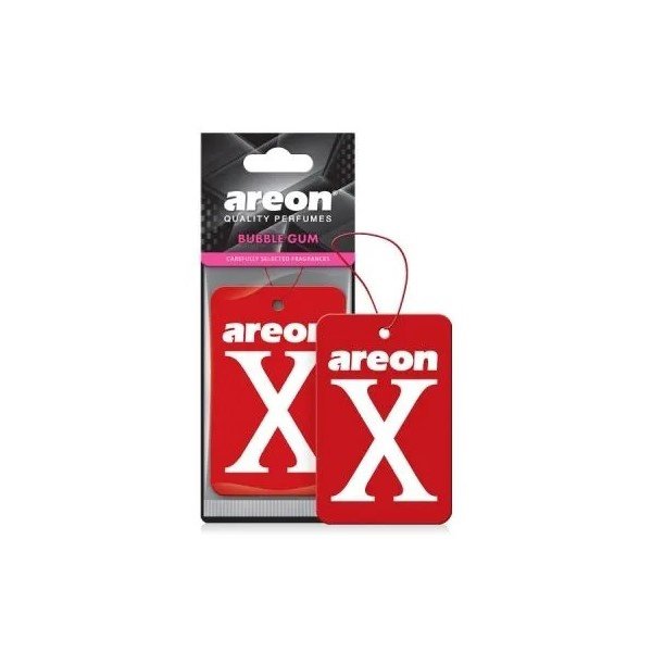 Ароматизатор AREON X-Version Red Bubble Gum/Красная Жвачка подвесной картон
