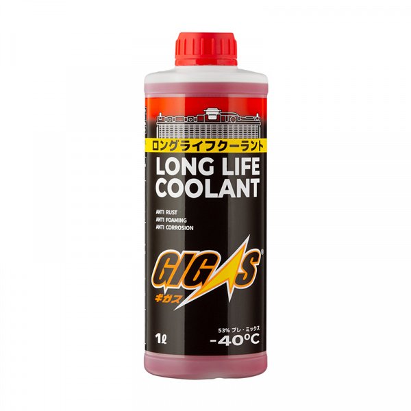 Антифриз Gigas Long Life Coolant -40 красный 1л