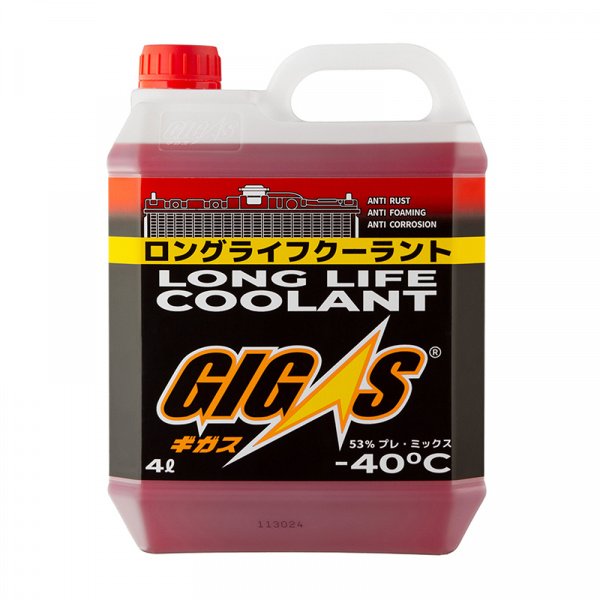 Антифриз Gigas Long Life Coolant -40 красный 4л