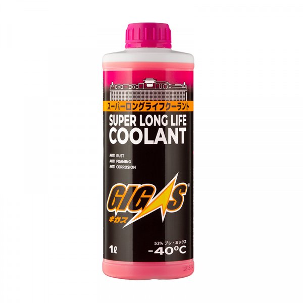 Антифриз Gigas Super Long Life Coolant -40 розовый 1л