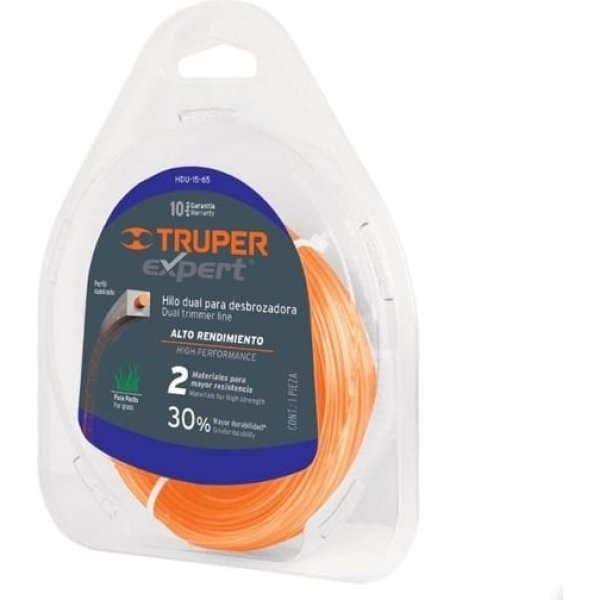 Леска для триммеров 2,0мм 15м Truper Expert HDU-15-80 15957