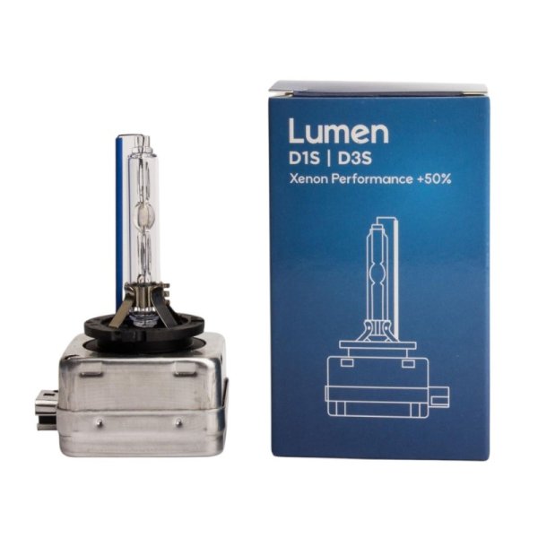 Автолампа ксеноновая D1S Lumen Xenon Performance + 50% 85V-35W (PK32d-2) 6000К(в компл 2шт)