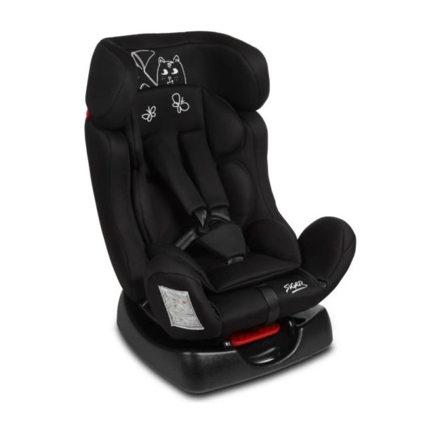 Автокресло детское SIGER Диона, черный кот, гр. 0+/I/II