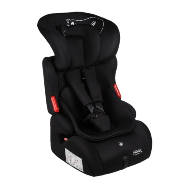 Автокресло детское SIGER Космо черный кот люкс гр. I/II/III