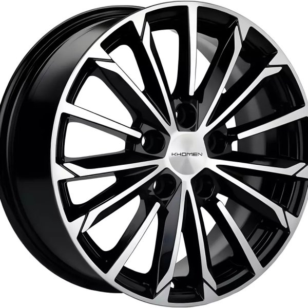 Диск литой 16*6,5 5*114,3 Et45 54,1 KHW1611 (16_Geely Coolray) Black-FP Khomen
