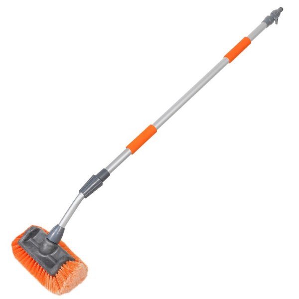 Щетка для мытья телескопическая 140-200см AIRLINE (29*11см) штуцер под шланг