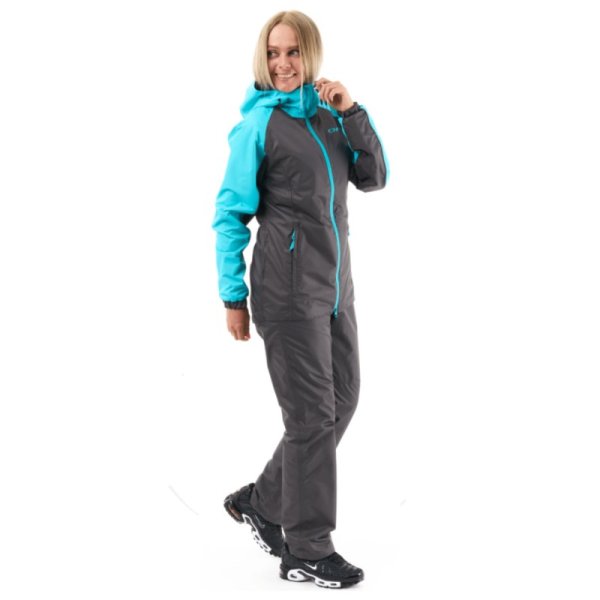 Мембранный костюм Active 2.0 Woman Graphite - Blue L Dragonfly