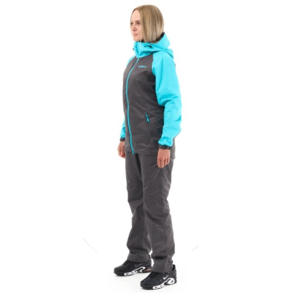 Мембранный костюм Active 2.0 Woman Graphite - Blue L Dragonfly