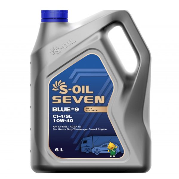 Масло моторное Seven Blue #9 10W40 Diesel CI-4/SL 6