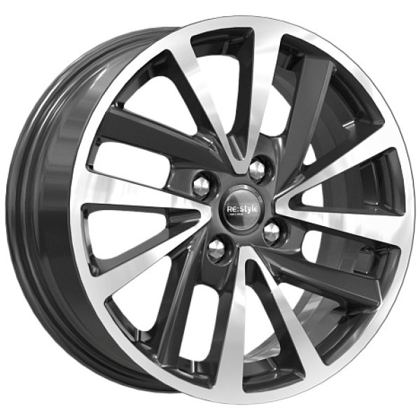 Диск литой 15*6 4*98 Et35 58,5 KC899 (15_Granta FL) Алмаз черный iFree