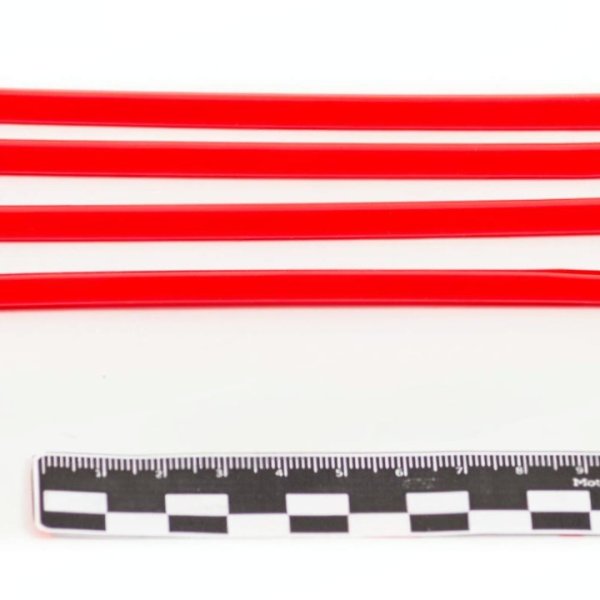 Трубки декоративные на спицы 10-21 (компл) красные