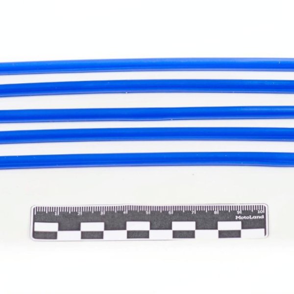 Трубки декоративные на спицы 10-21 (компл) синие