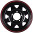 Диск стальной 16*7 5*139,7 Et-25 108,5 SW01 Shinning Black With 2 Red Line Grizzly