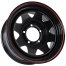 Диск стальной 16*7 5*139,7 Et-25 108,5 SW01 Shinning Black With 2 Red Line Grizzly